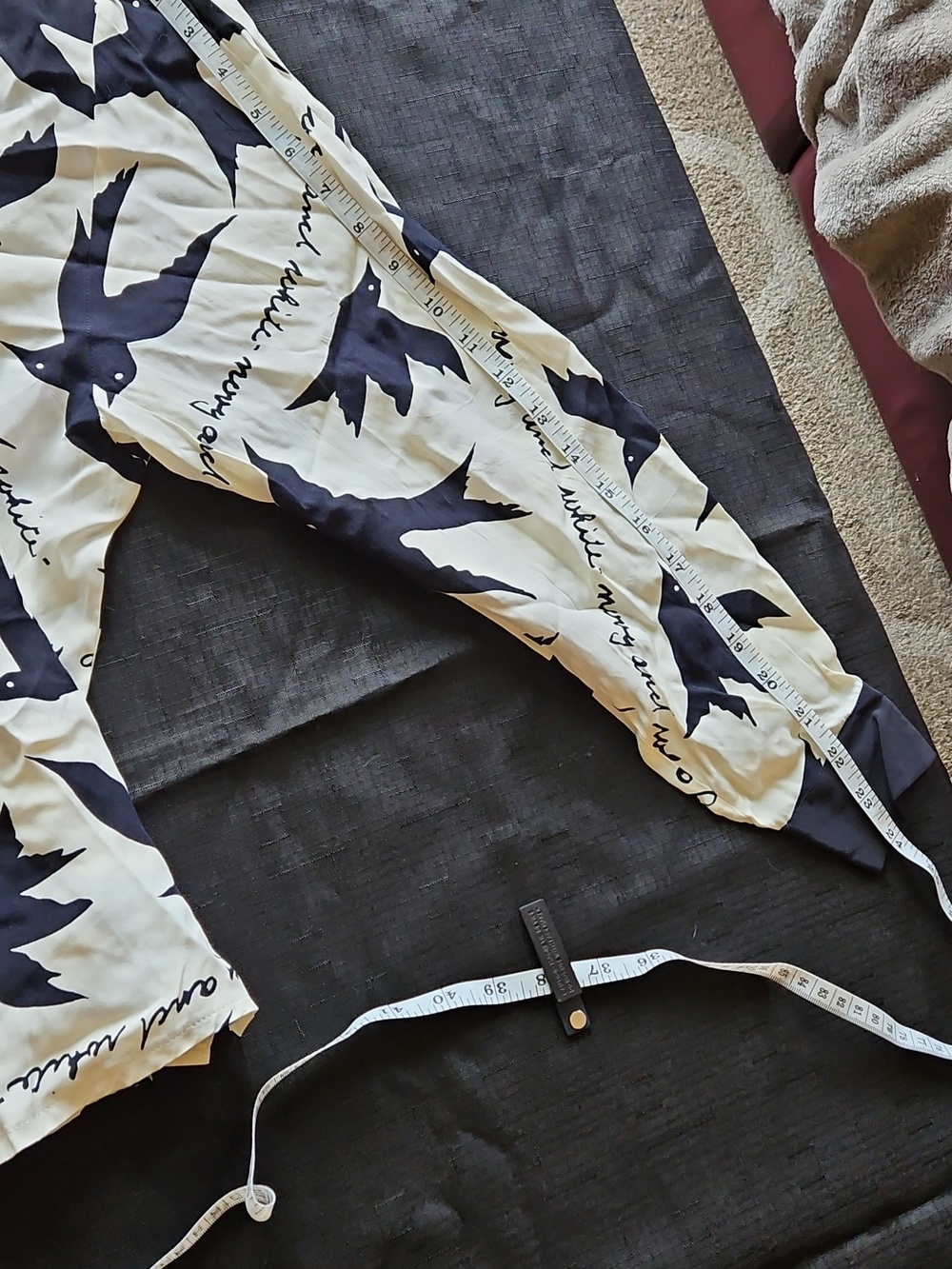 Mondi Vintage Black and White Bird Print Blouse - Picture 14 of 16